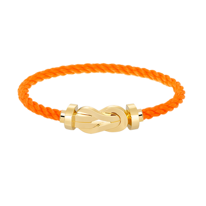 ˇGilded EraˇCHANCE LARGE 8 FIGURE BUCKLE NO DIAMOND BRACELET GOLD