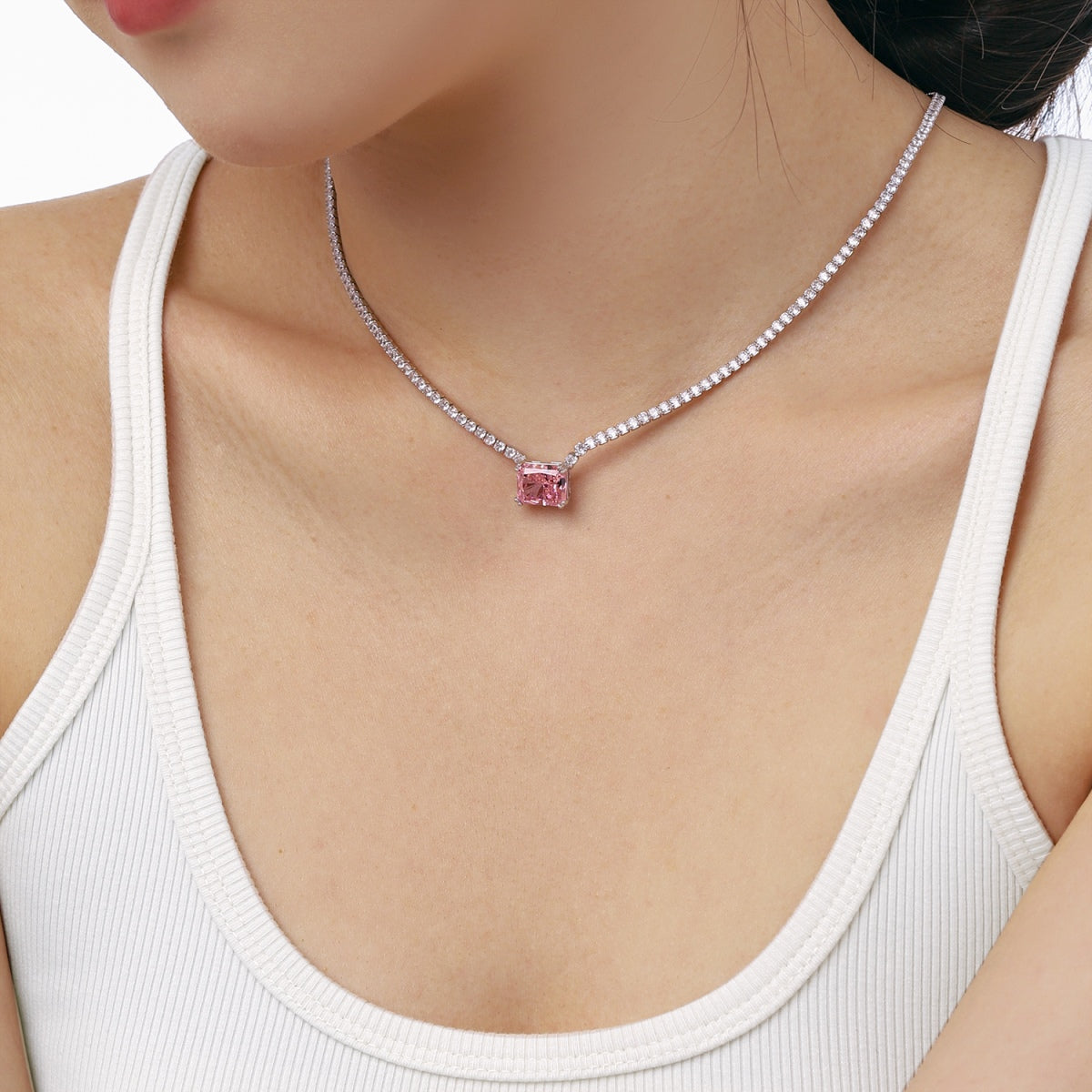 [STREET]Elegant Radiant Cut Necklace