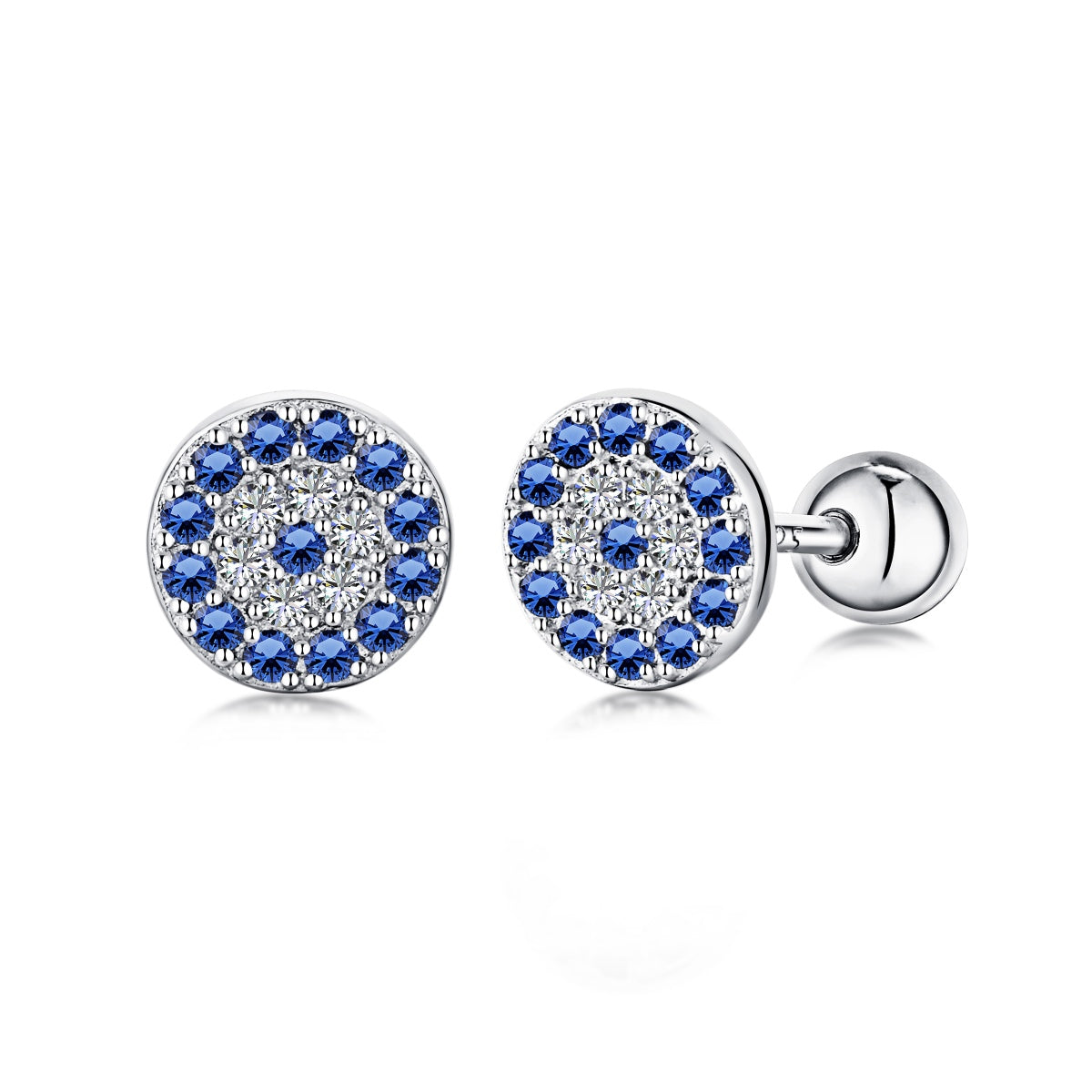 [STREET]Devil's Eye Ear Bone Nail Earrings