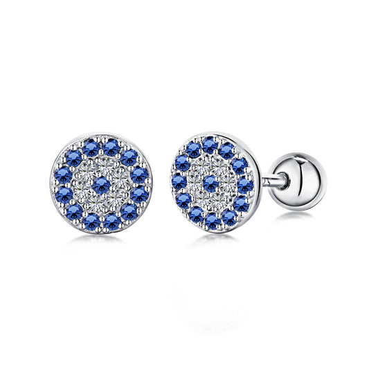 [STREET]Devil's Eye Ear Bone Nail Earrings