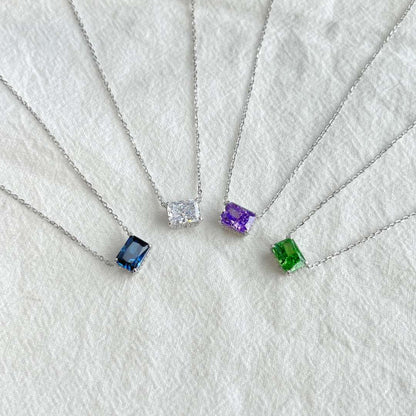 [STREET]Luxurious Square Shape Colorful Necalack