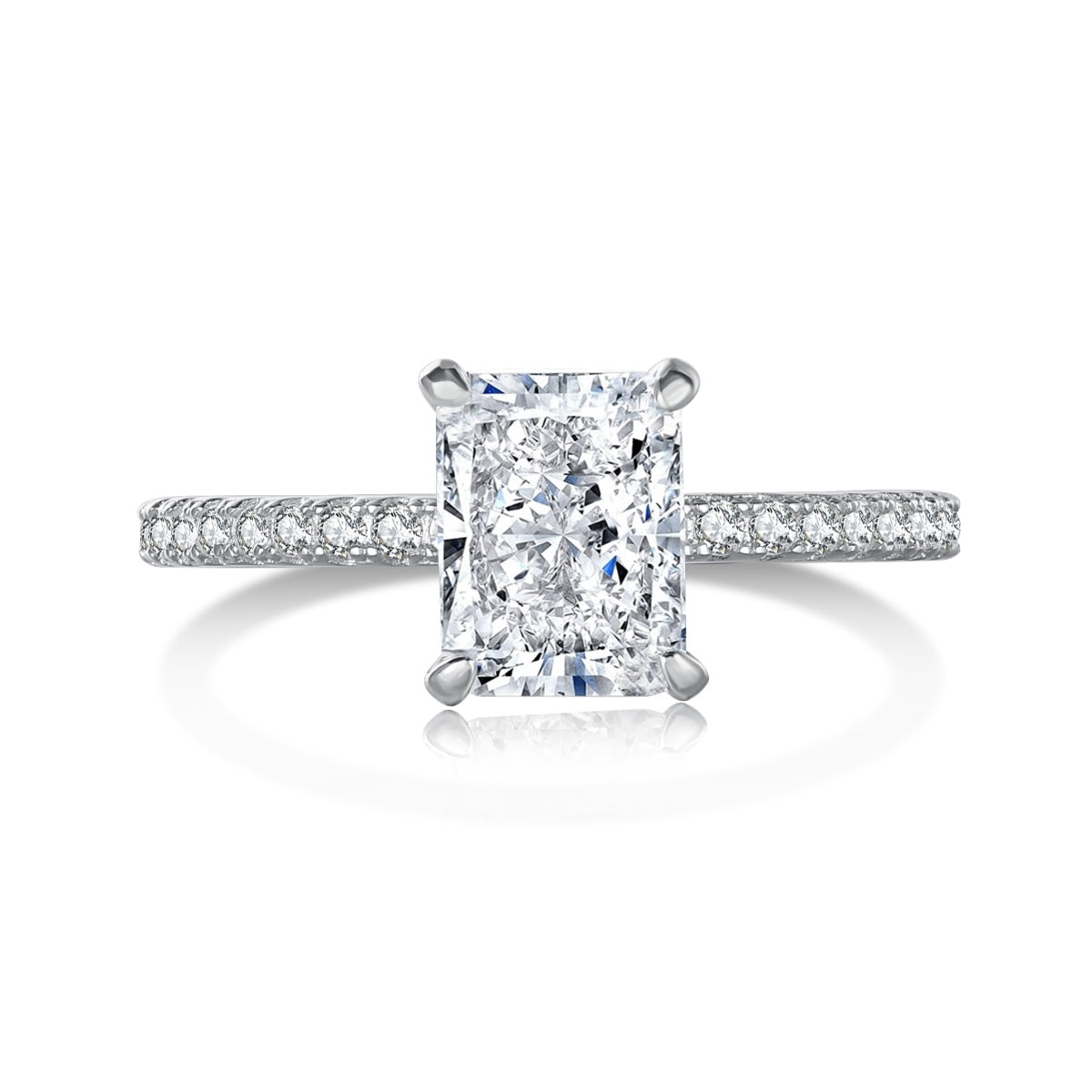 [STREET]Dazzling Sparkling Radiant Cut Party Ring