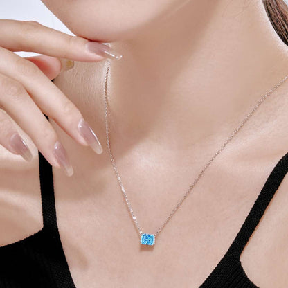 [STREET]Luxurious Square Shape Colorful Necalack