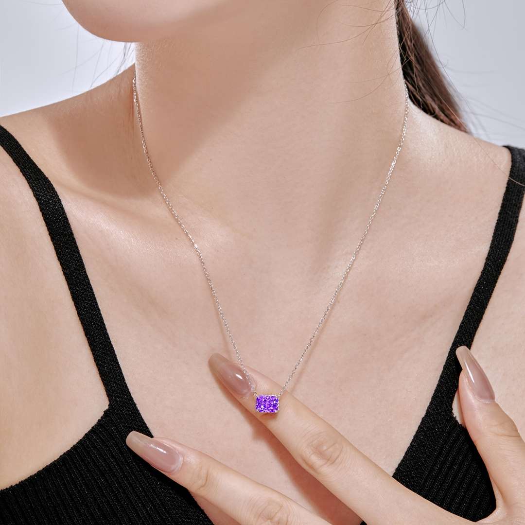 [STREET]Luxurious Square Shape Colorful Necalack