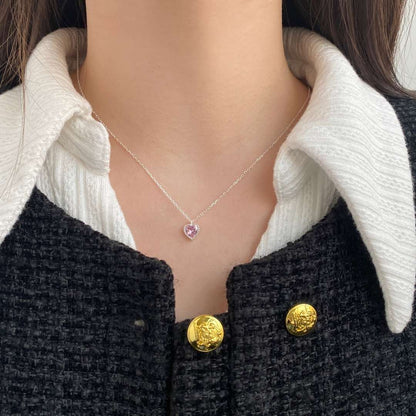 [STREET]Ornate Heart Shape Necklace
