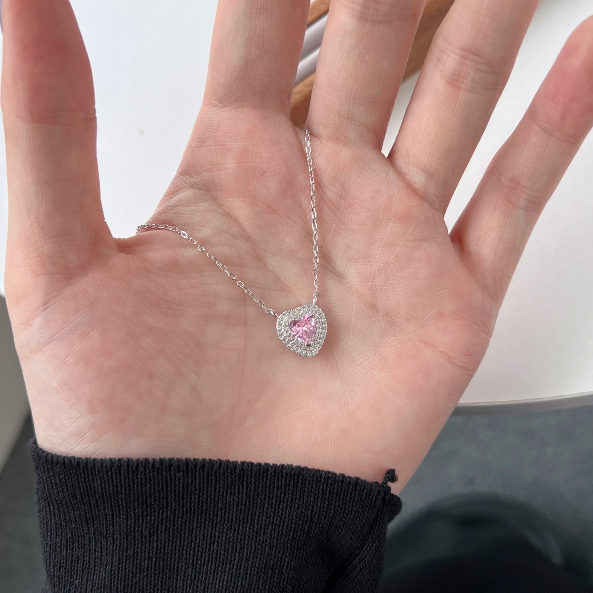 [STREET]Exquisite Heart Shape Necklace