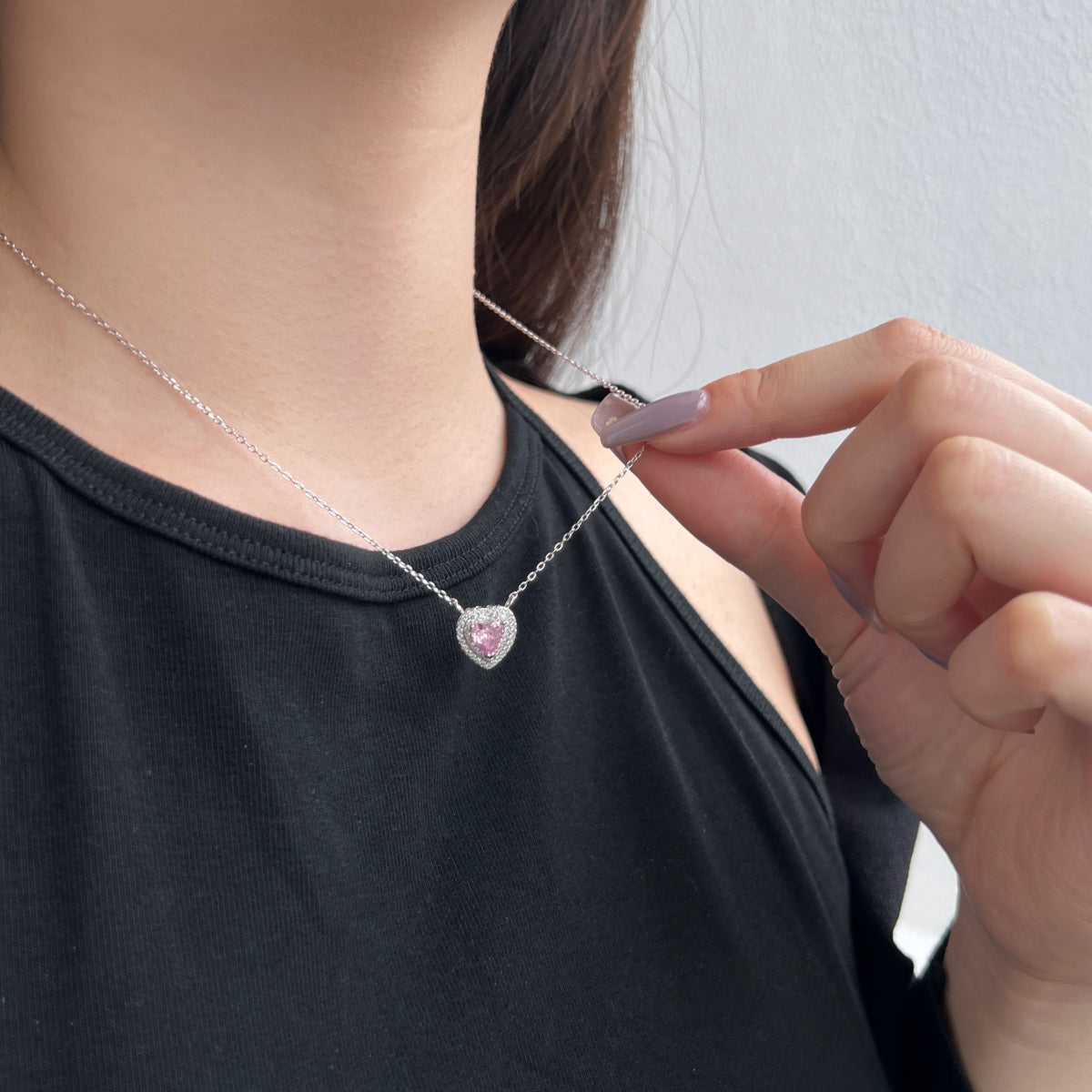 [STREET]Exquisite Heart Shape Necklace