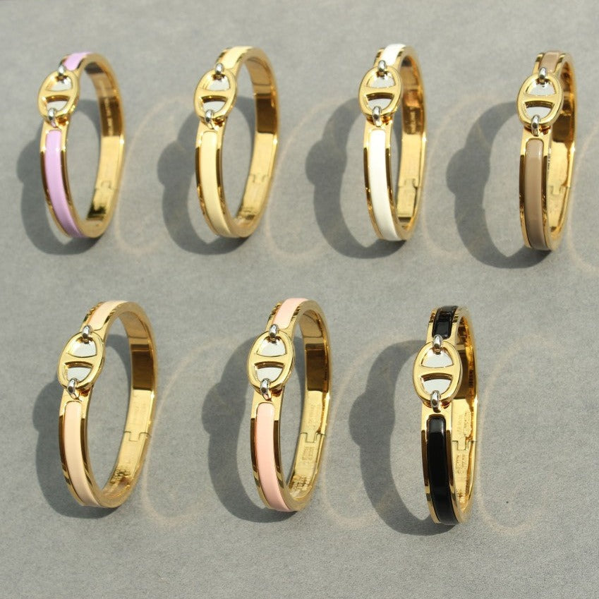 ˇGilded EraˇCLIC CHAINE GOLD BRACELET