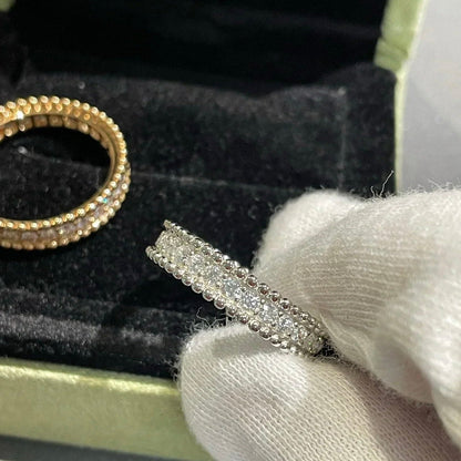 ˇGilded EraˇPERLEE DIAMOND SILVER RING