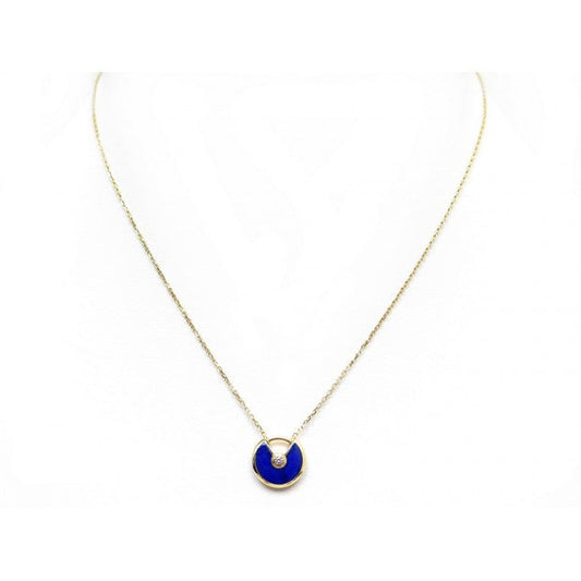ˇGilded EraˇAMULETTE ROSE GOLD AGATE NECKLACE