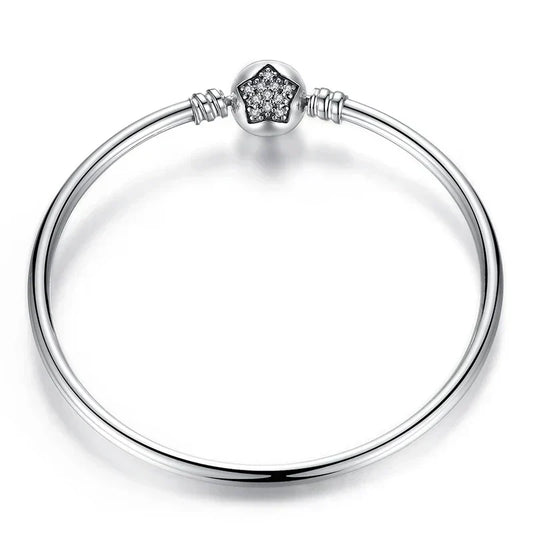 [STREET]Snake Chain Bangle & Bracelet Pave Setting