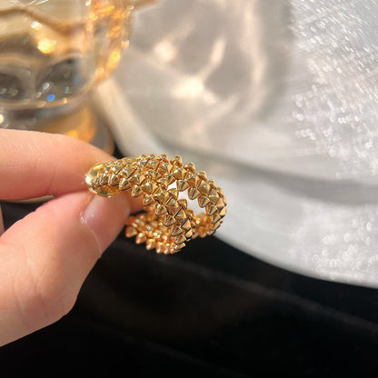 ˇGilded EraˇCLASH SMALL HOOP EARRINGS