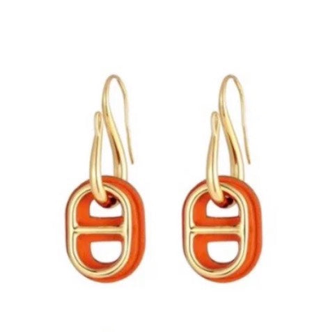 ˇGilded EraˇHM O'MAILLON GOLD EARRINGS