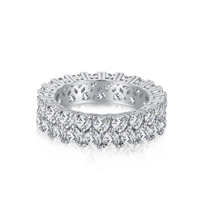 [STREET]Sparkling Full Heart Ring