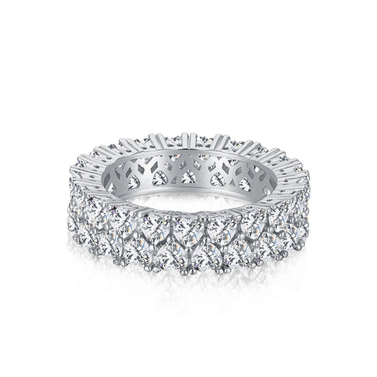 [STREET]Sparkling Full Heart Ring