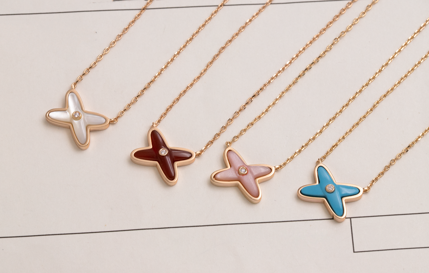 ˇGilded EraˇJEUX DE NECKLACE 1 DIAMOND