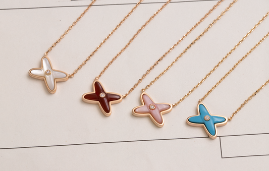 ˇGilded EraˇJEUX DE NECKLACE 1 DIAMOND