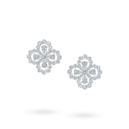 ˇGilded EraˇLOOP EARRINGS FULL MOTIF DIAMOND 16MM
