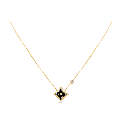 ˇGilded EraˇSTAR BLACK MOP NECKLACE