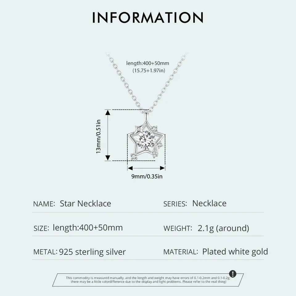 [STREET]Shiny Star Pendant Necklace