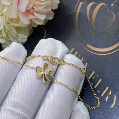 ˇGilded EraˇFRIVOLE GOLD FLOWER BRACELET