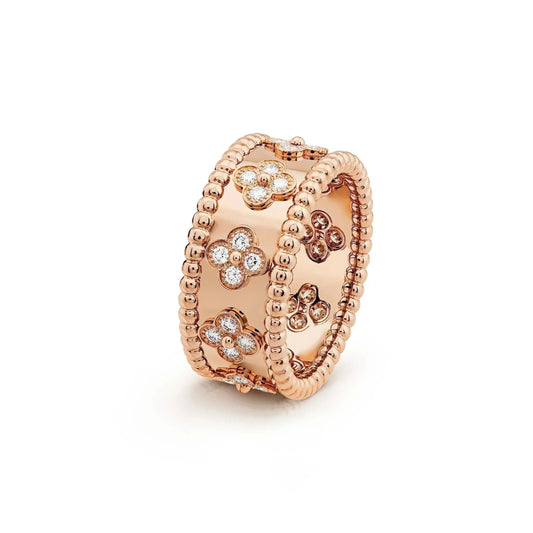 ˇGilded EraˇCLOVER KALEIDOSCOPE RING 10MM